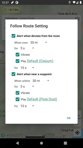 RouteDraw screenshot