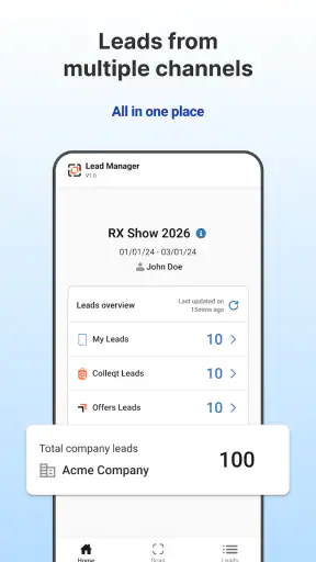 RX Lead Manager App screenshot