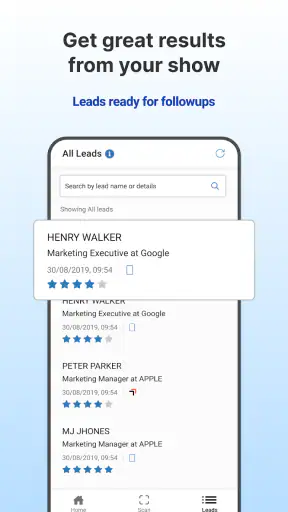 RX Lead Manager App screenshot