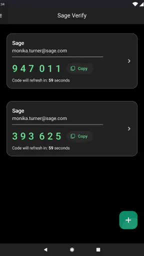 Sage Verify screenshot