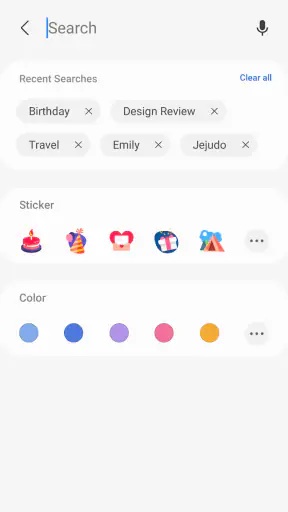 Samsung Calendar screenshot