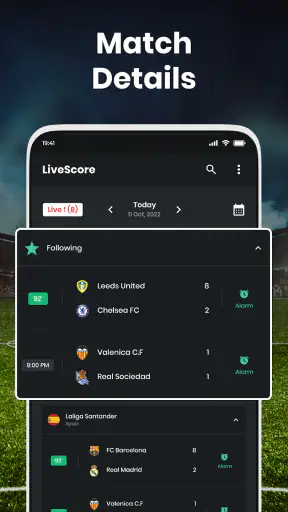 Scores en direct de Football screenshot