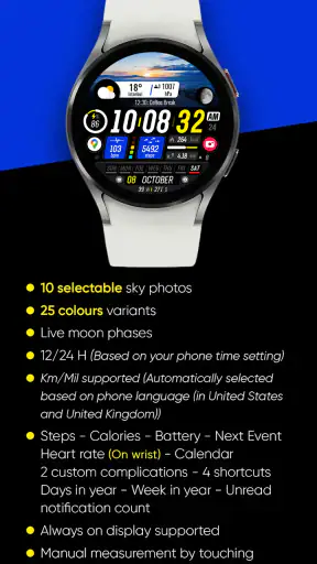 Sharper Clock - Watch Face screenshot