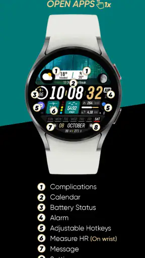 Sharper Clock - Watch Face screenshot