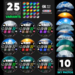 Sharper Clock - Watch Face screenshot