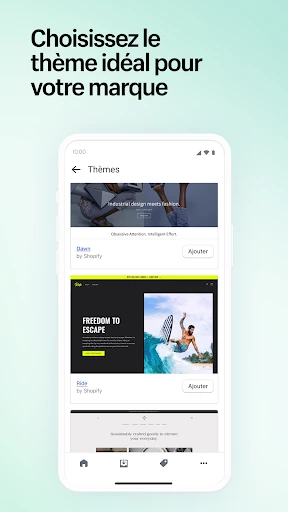 Shopify: E-commerce mobile screenshot