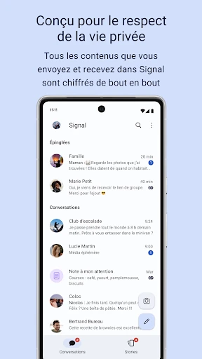 Signal - Messagerie privée screenshot