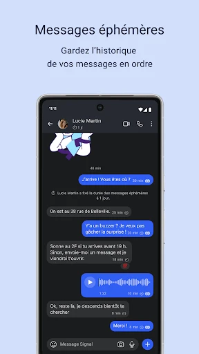 Signal - Messagerie privée screenshot