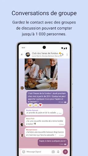 Signal - Messagerie privée screenshot