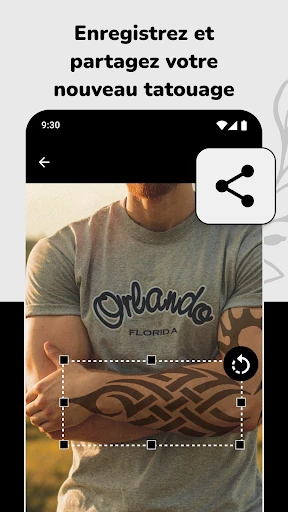 Simulateur et design tatouage screenshot