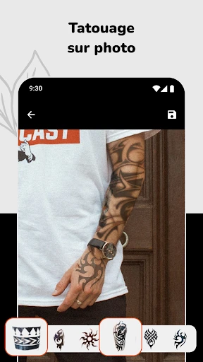 Simulateur et design tatouage screenshot