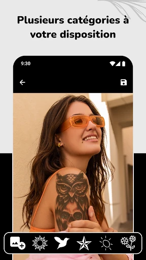 Simulateur et design tatouage screenshot