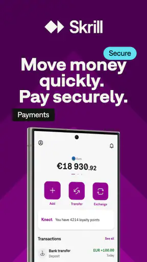 Skrill – Payez et envoyez screenshot