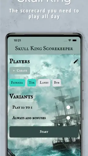 Skull King Scorer screenshot