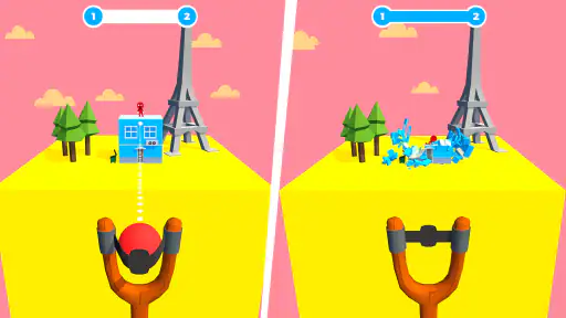 Slingshot Smash : stand de tir screenshot