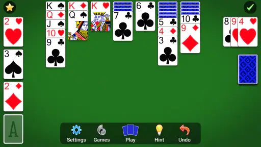 Solitaire classique NETFLIX screenshot