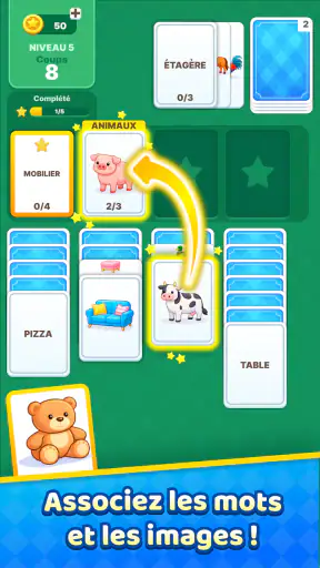 Solitaire Words & Pictures screenshot
