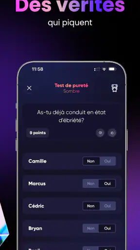 Sombre soirée - Jeux de soirée screenshot
