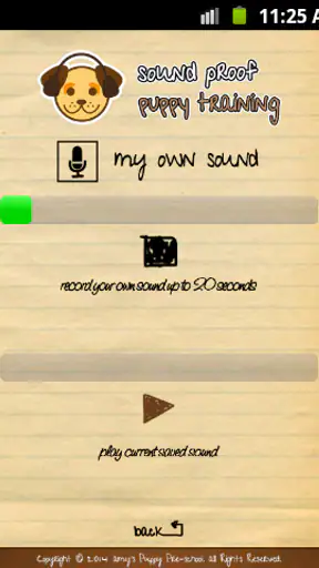 Sound Proof Puppy Training screenshot
