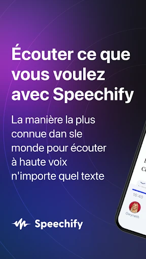 Speechify : Lecteur Vocal IA screenshot