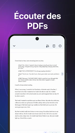 Speechify : Lecteur Vocal IA screenshot