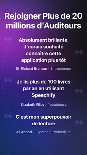 Speechify : Lecteur Vocal IA screenshot