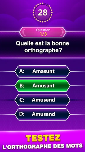 Spelling Quiz - Jeu de mots screenshot