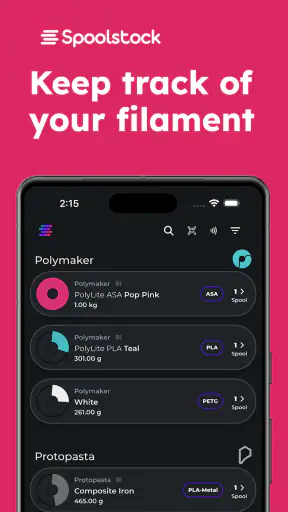 Spoolstock - 3D Printing Hub screenshot