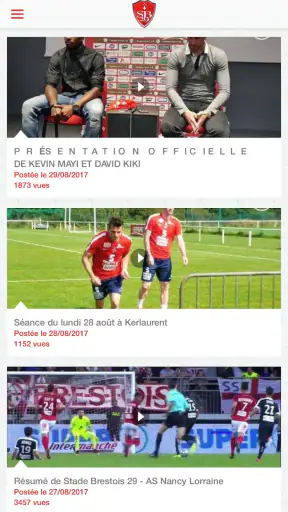 Stade Brestois 29 screenshot