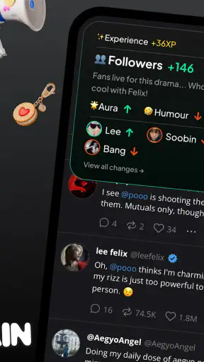 status - sims en réseau social screenshot