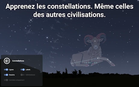 Stellarium - Carte du ciel screenshot