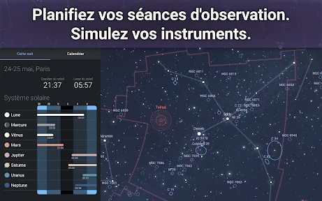Stellarium - Carte du ciel screenshot