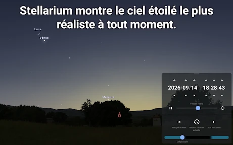 Stellarium - Carte du ciel screenshot