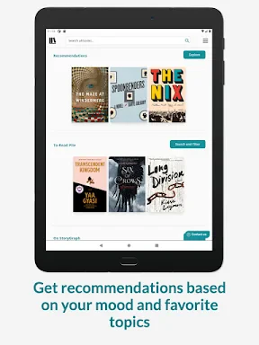 StoryGraph screenshot