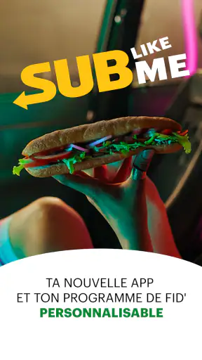 Sub Like Me par Subway® screenshot