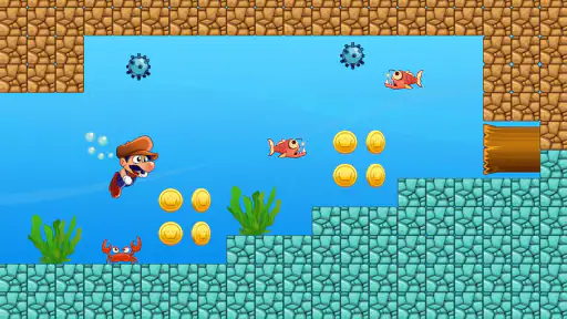Super Bino Go: D'Aventure Saut screenshot