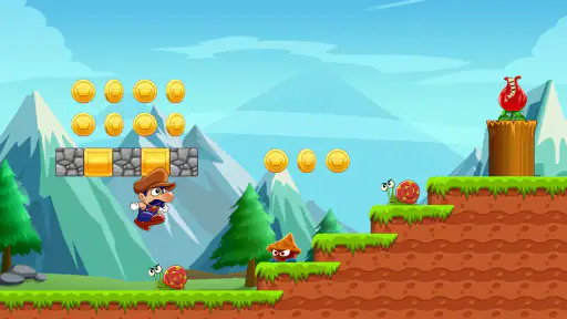 Super Bino Go: D'Aventure Saut screenshot