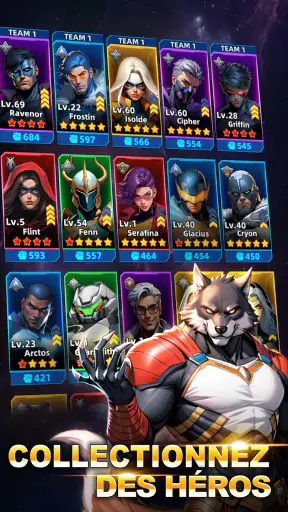 Super-héros & Puzzles Match3 screenshot