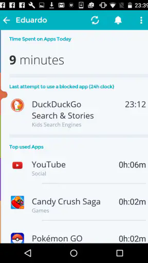 Surfie-Parent screenshot