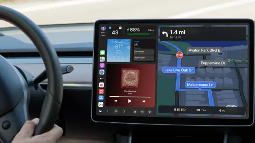 synchronised carplay android screenshot
