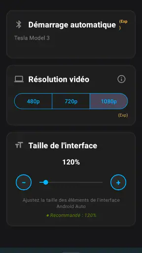 TaaDa: Android Auto pour Tesla screenshot