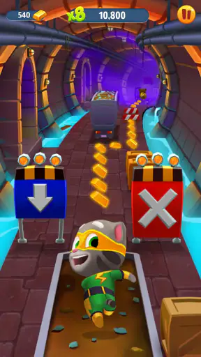 Talking Tom: Course à l'or screenshot