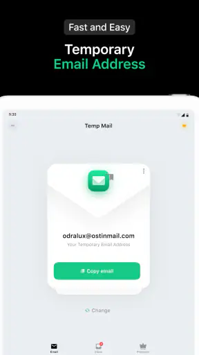 Temp Mail - E-mail Temporaire screenshot