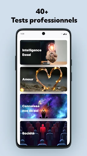 Test psychologique screenshot