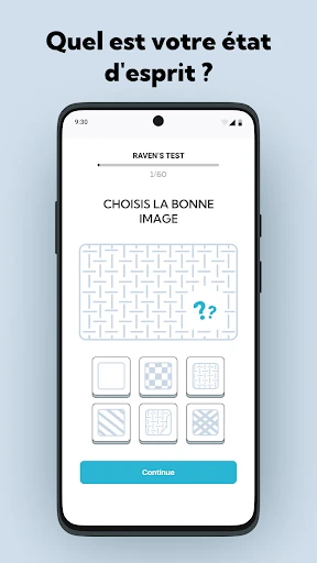 Test psychologique screenshot