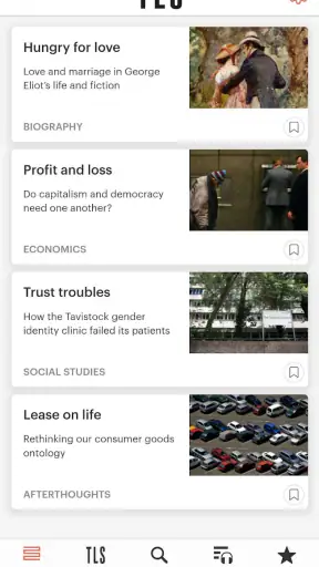 The Times Literary Supplement. screenshot