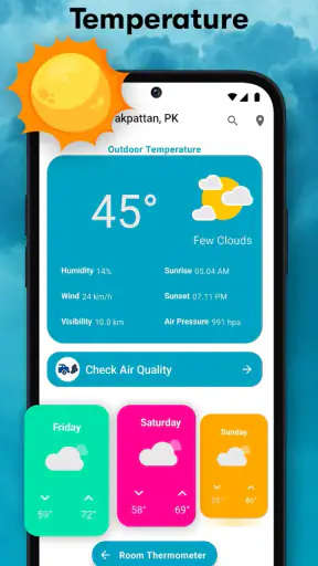 Thermometer Room Temperature screenshot