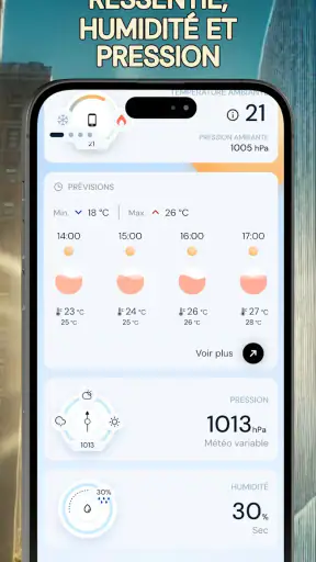 Thermomètre ambiant précis screenshot