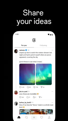 Threads screenshot
