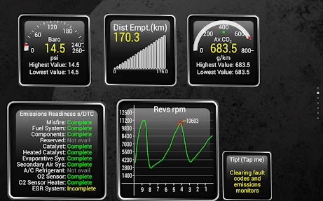 Torque Pro (OBD2 / voiture) screenshot